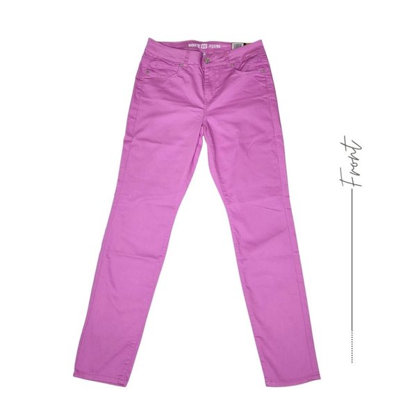 PINK MID RISE JEGGINGS JEANS - Picture 1 of 7